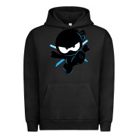 Pigment Black ninja kid Urban Hoodie - Unal Design