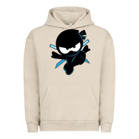Pigment French Oak ninja kid Urban Hoodie - Unal Design