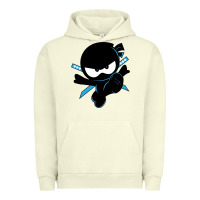 Pigment Pistachio ninja kid Urban Hoodie - Unal Design