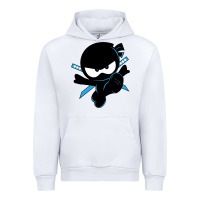 White ninja kid Urban Hoodie - Unal Design