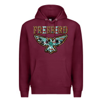 Burgundy thunderbird freebird Premium Hoodie - texasbilliewilder