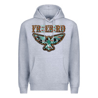 Heather Grey thunderbird freebird Premium Hoodie - texasbilliewilder