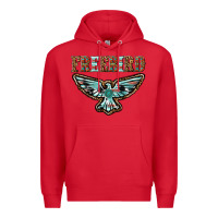 Red thunderbird freebird Premium Hoodie - texasbilliewilder