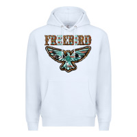 White thunderbird freebird Premium Hoodie - texasbilliewilder