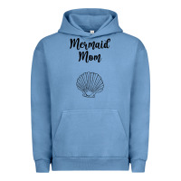 Pigment Pebble Blue Mermaid mom Urban Hoodie - Unal Design