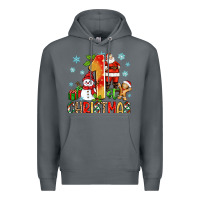 Rock 1st christmas santa and snowman Premium Hoodie - Zillion Design Studio