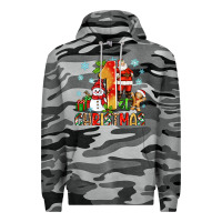 Slate Camo 1st christmas santa and snowman Premium Hoodie - Zillion Design Studio
