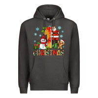 Smoke 1st christmas santa and snowman Premium Hoodie - Zillion Design Studio