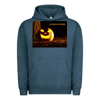 Pigment Midnight Navy Halloween Is Coming Urban Hoodie - Unal Design