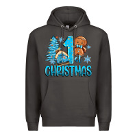 Smoke 1st christmas gingerbread boy Premium Hoodie - Zillion Design Studio