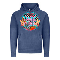 Vintage Denim race girl Vintage Hoodie - AdoDesignShop