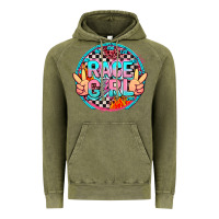 Vintage Olive race girl Vintage Hoodie - AdoDesignShop
