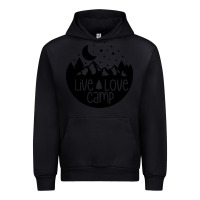 Black Live Love Camp Urban Hoodie - Unal Design