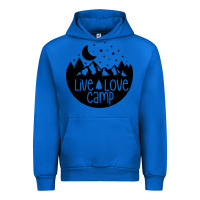 Cobalt Live Love Camp Urban Hoodie - Unal Design