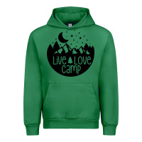 Emerald Live Love Camp Urban Hoodie - Unal Design