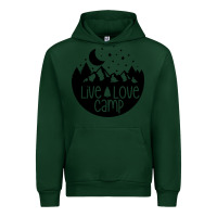 Foreset Green Live Love Camp Urban Hoodie - Unal Design