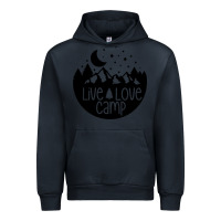 Navy Live Love Camp Urban Hoodie - Unal Design