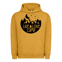 Pigment Peanut Butter Live Love Camp Urban Hoodie - Unal Design