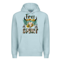 Blue Mist western boho free spirit Premium Hoodie - texasbilliewilder