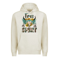 Oatmeal Heather western boho free spirit Premium Hoodie - texasbilliewilder