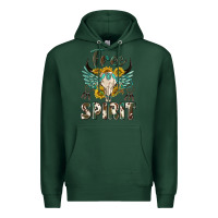 Sports Green western boho free spirit Premium Hoodie - texasbilliewilder