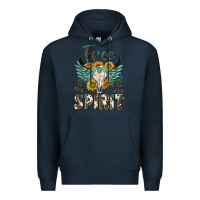 Navy western boho free spirit Premium Hoodie - texasbilliewilder