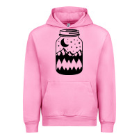 Fuchsia Pink View jar Urban Hoodie - Unal Design