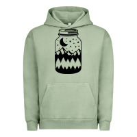Pigment Oil Green View jar Urban Hoodie - Unal Design