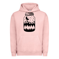 Pigment Salmon View jar Urban Hoodie - Unal Design