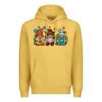 Antique Gold western gnomies Premium Hoodie - texasbilliewilder