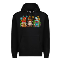 Black western gnomies Premium Hoodie - texasbilliewilder
