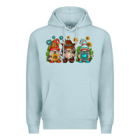 Blue Mist western gnomies Premium Hoodie - texasbilliewilder