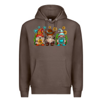 Coffee western gnomies Premium Hoodie - texasbilliewilder