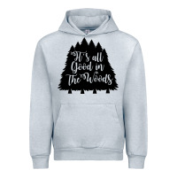 Heather Grey its all good in the woods Urban Hoodie - Unal Design