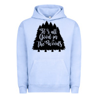 Pigment Grape Ice its all good in the woods Urban Hoodie - Unal Design