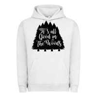 Pigment Lunar Rock its all good in the woods Urban Hoodie - Unal Design