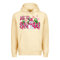 Pina Colada pink christmas let it snow Premium Hoodie - Zillion Design Studio