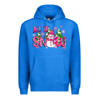True Royal pink christmas let it snow Premium Hoodie - Zillion Design Studio