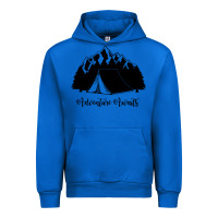 Cobalt Adventure Camping Urban Hoodie - Unal Design