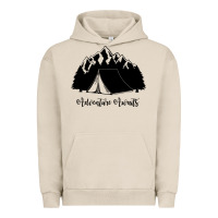 Pigment French Oak Adventure Camping Urban Hoodie - Unal Design