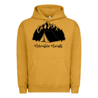 Pigment Peanut Butter Adventure Camping Urban Hoodie - Unal Design