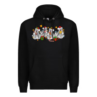 Black pantasmas ghost christmas Premium Hoodie - Zillion Design Studio