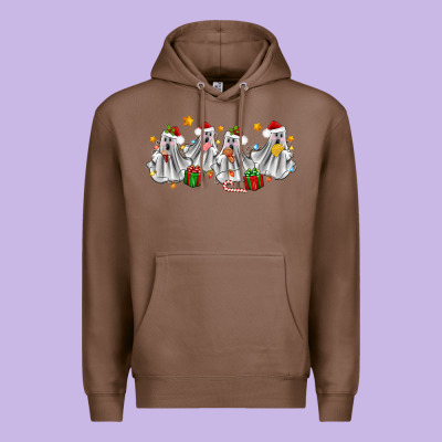 Pantasmas Ghost Christmas Premium Hoodie Designed By Zillion Design Studio
