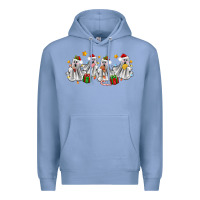 Colony Blue pantasmas ghost christmas Premium Hoodie - Zillion Design Studio