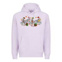 Lilac pantasmas ghost christmas Premium Hoodie - Zillion Design Studio