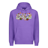 Purple pantasmas ghost christmas Premium Hoodie - Zillion Design Studio