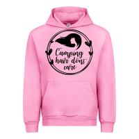Fuchsia Pink Camping Urban Hoodie - Unal Design