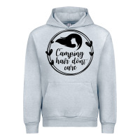 Heather Grey Camping Urban Hoodie - Unal Design