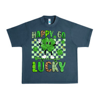 Midnight Navy happy go lucky Urban Heavy Tee - Artiststas