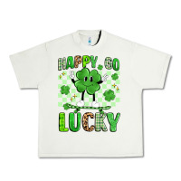 Pistachio happy go lucky Urban Heavy Tee - Artiststas